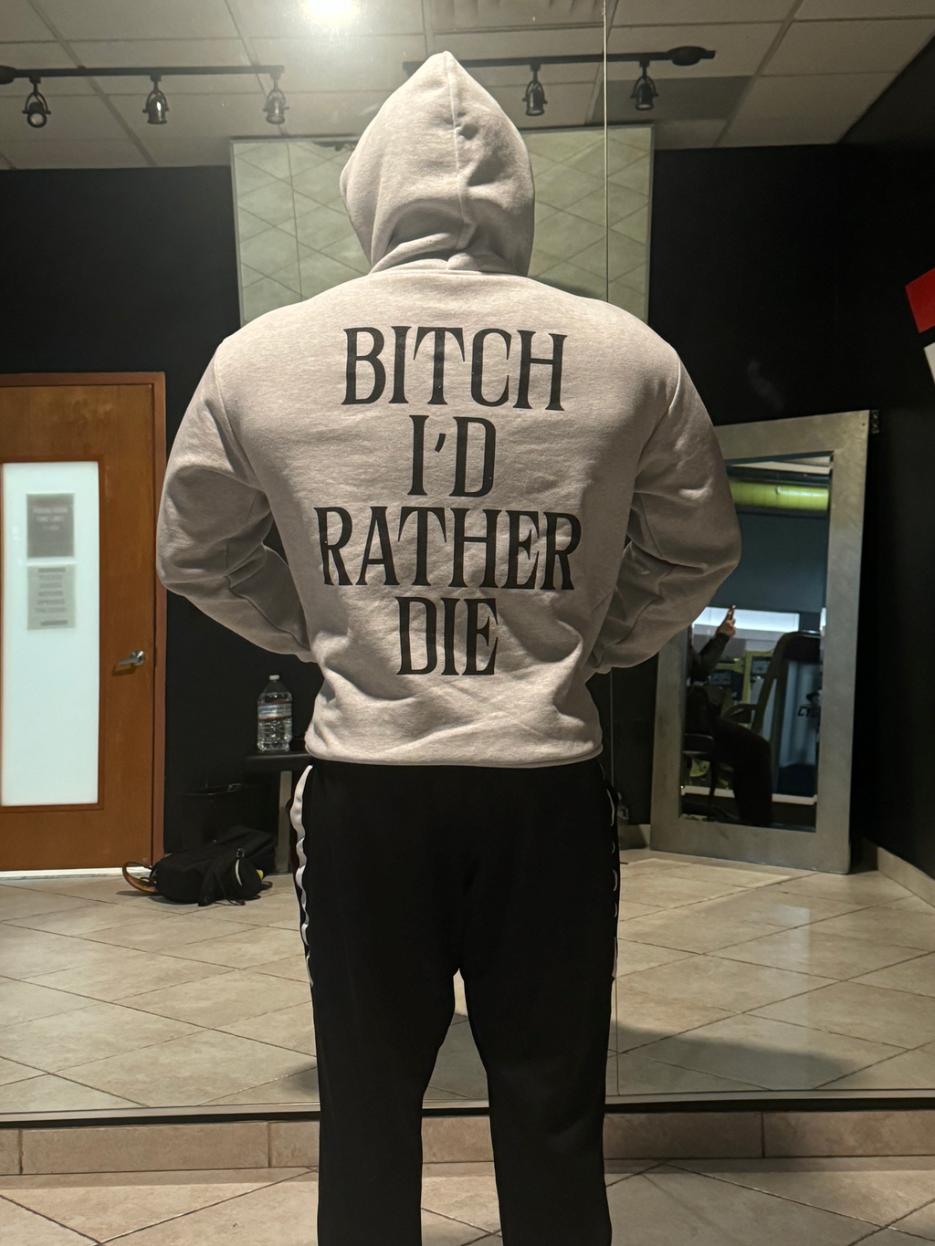 BLACK/GREY B.I.R.D HOODIE