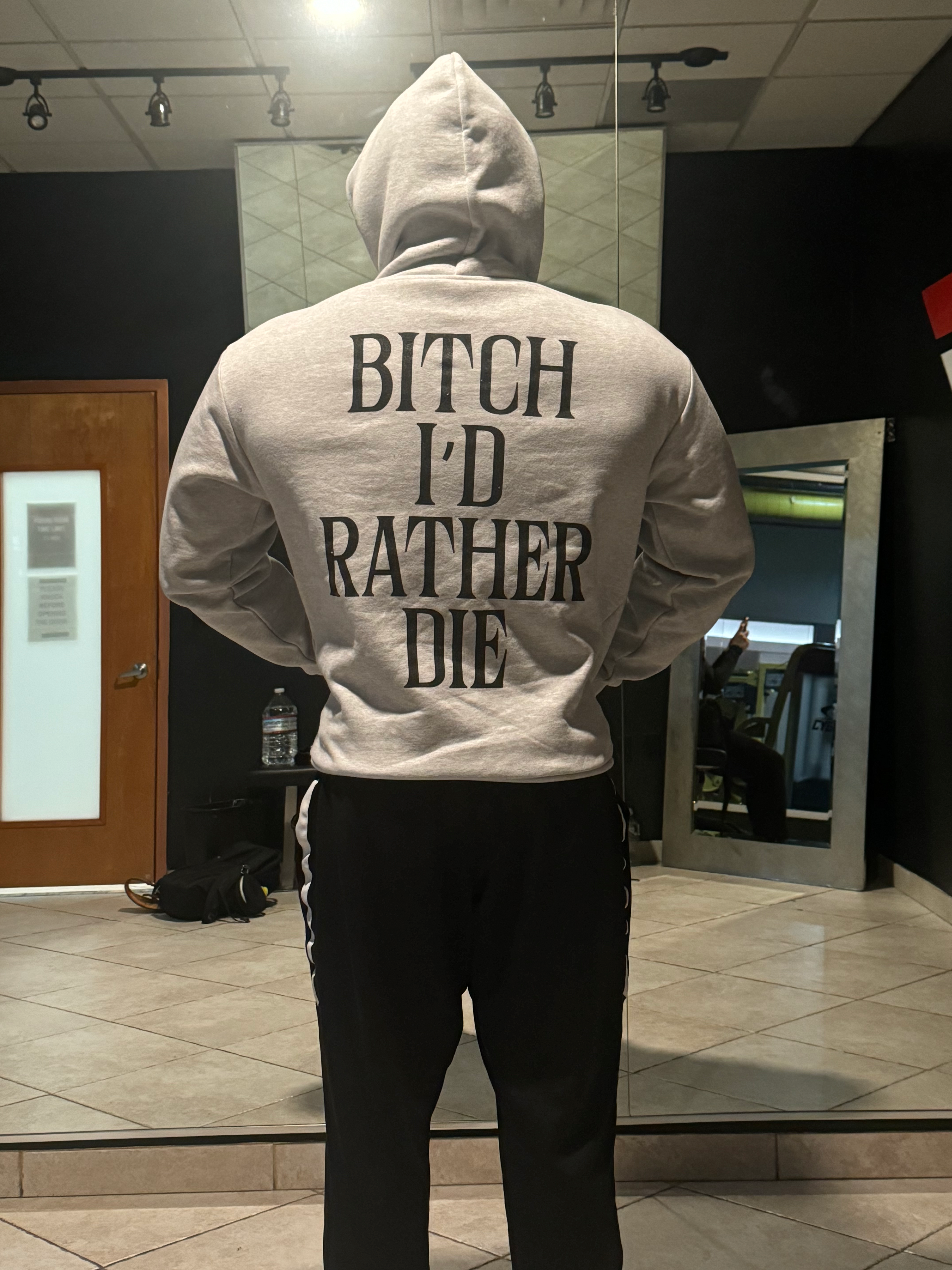 BLACK/GREY B.I.R.D HOODIE
